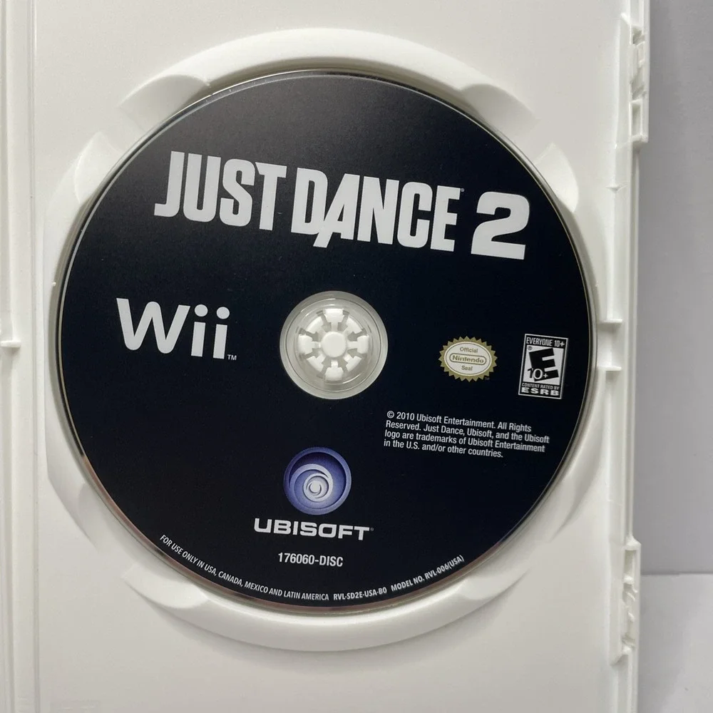 Ubisoft Just Dance 2 Nintendo Wii Music & Dance E10+ 40+ Tracks